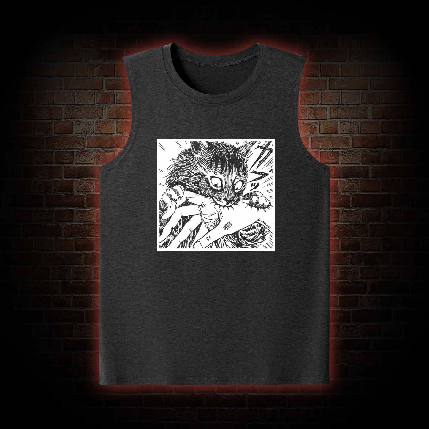Tomie Cat Diary Anime Horror Tank Top
