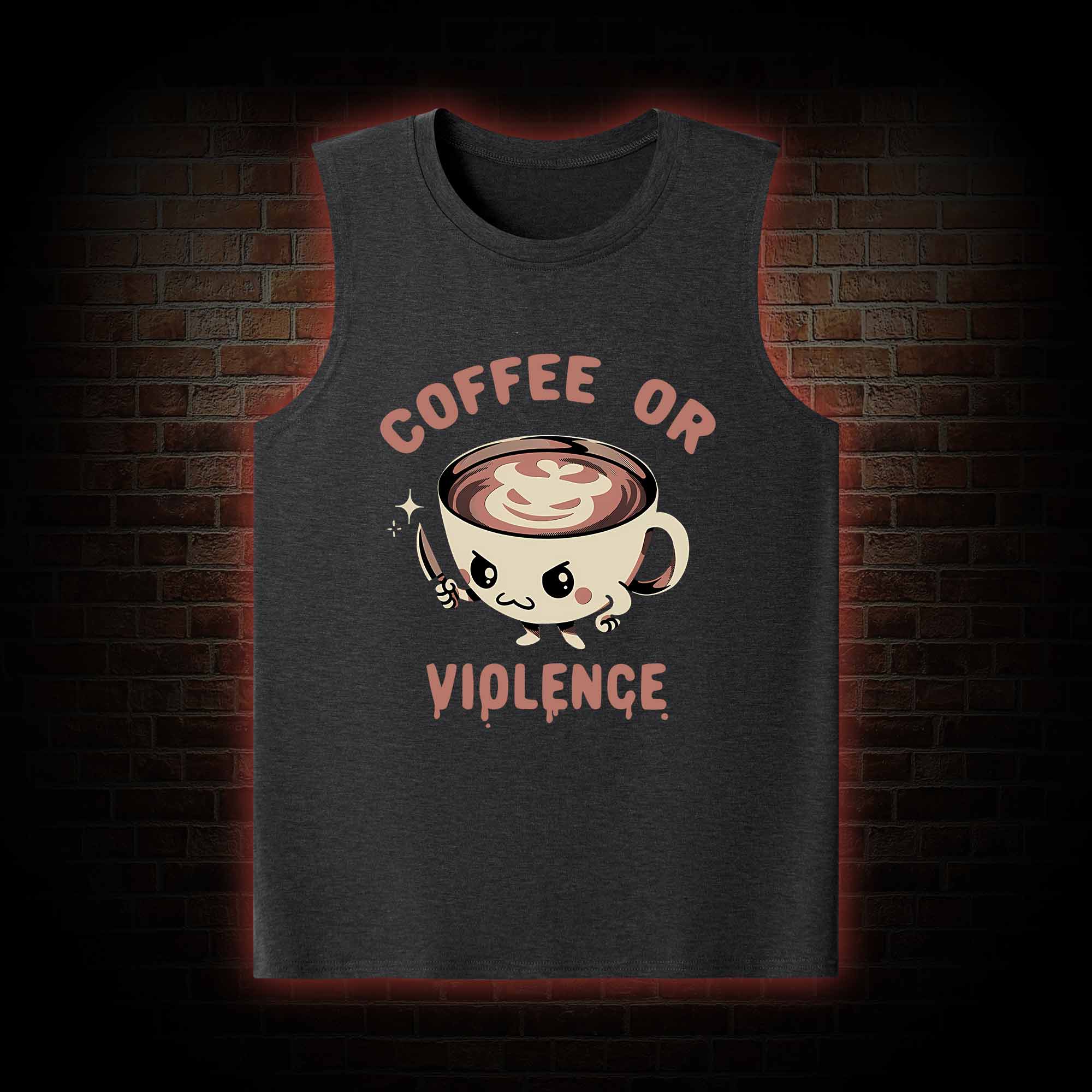 Coffee Or Violence Tank Top