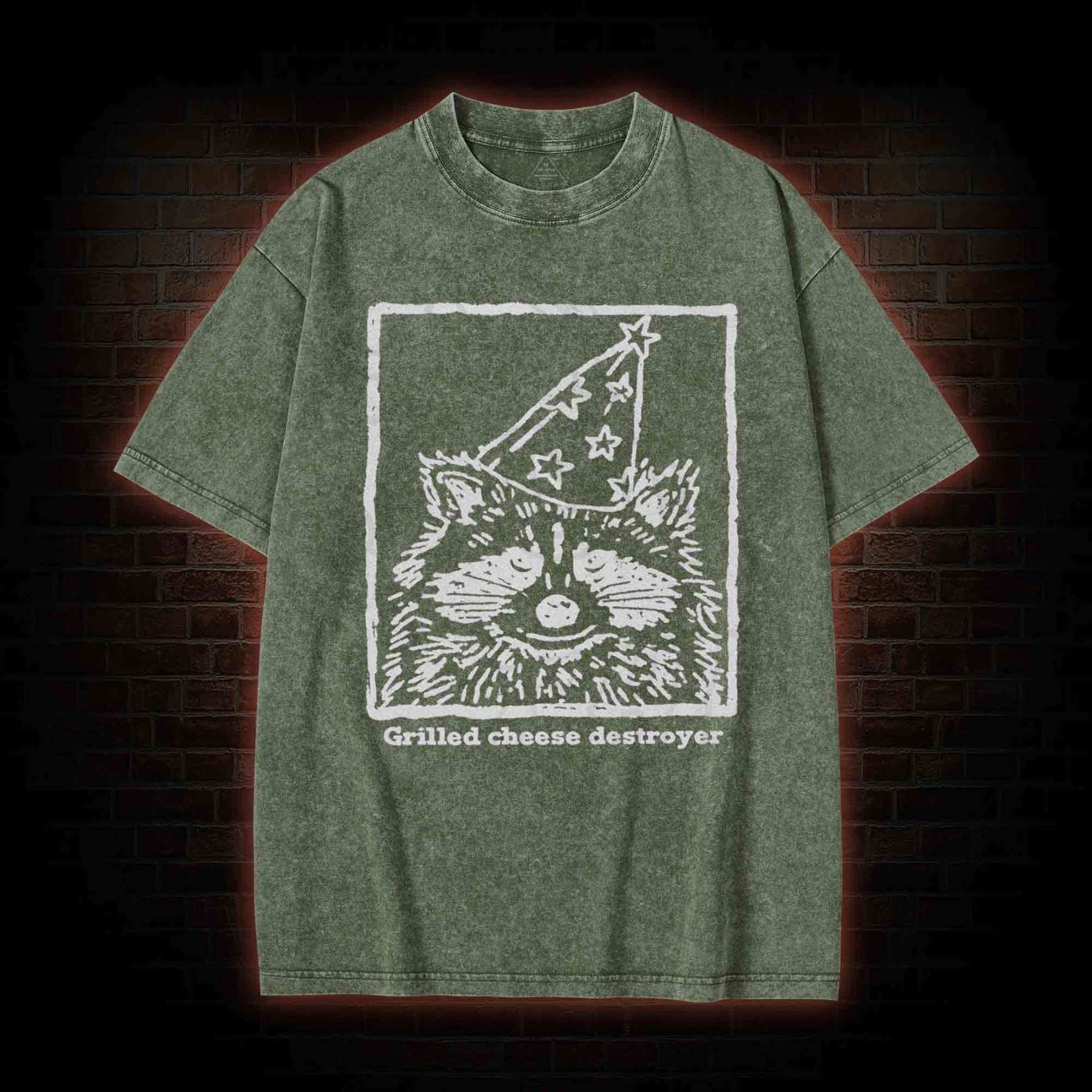 Grilled Cheese Destroyer Washed T-shirt