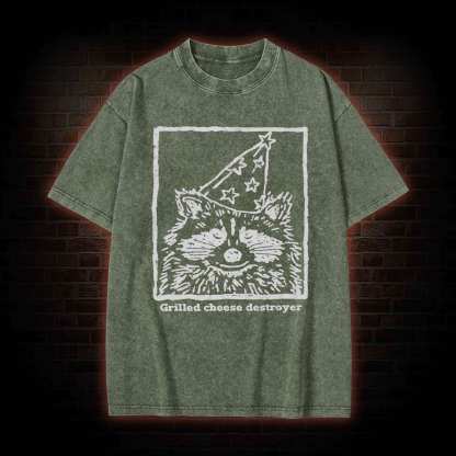 Grilled Cheese Destroyer Washed T-shirt