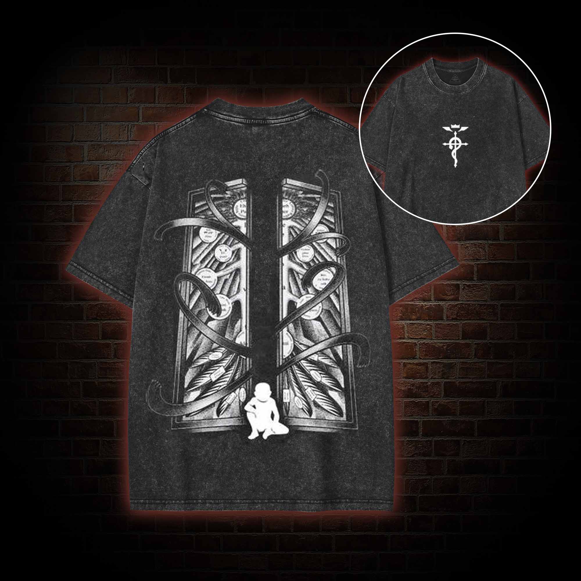 The Gate of Truth Washed T-shirt