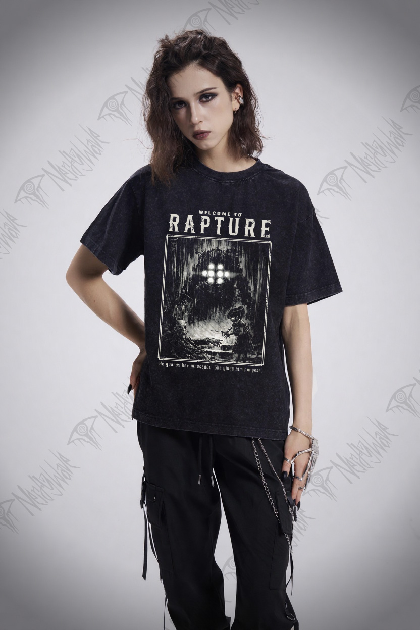 Welcome to Rapture Washed T-shirt