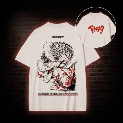 Life is Cruel Washed T-shirt