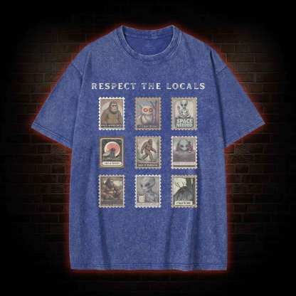 Respect the Locals Washed T-shirt