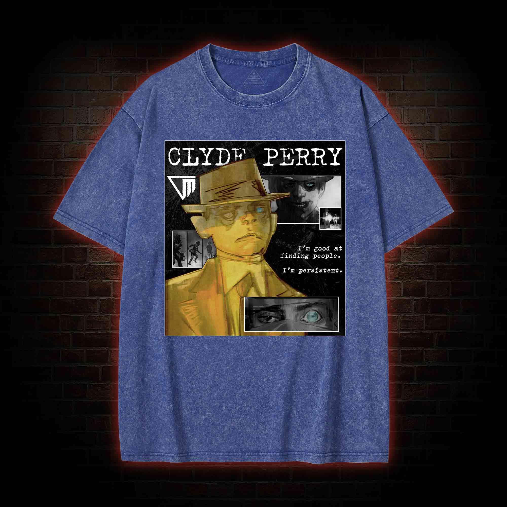 I'm Good at Finding People Washed T-shirt