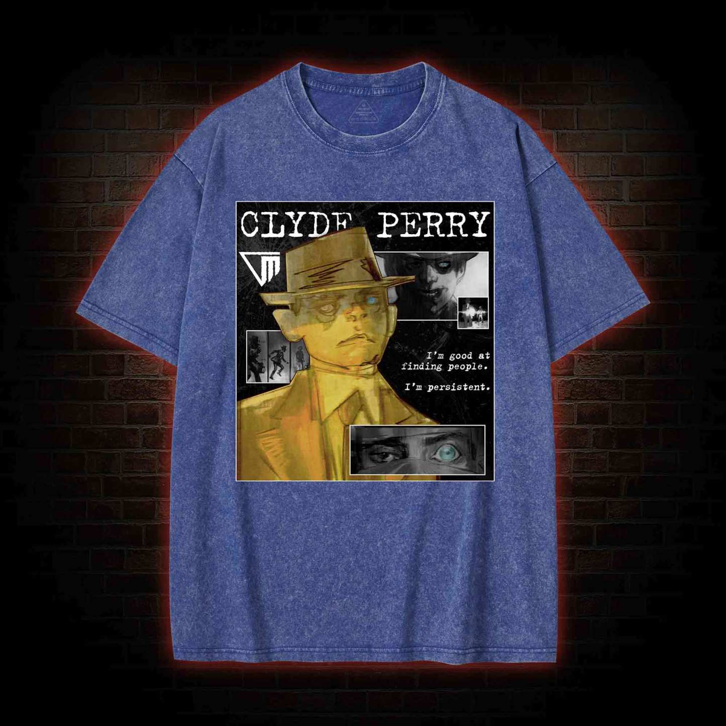 I'm Good at Finding People Washed T-shirt