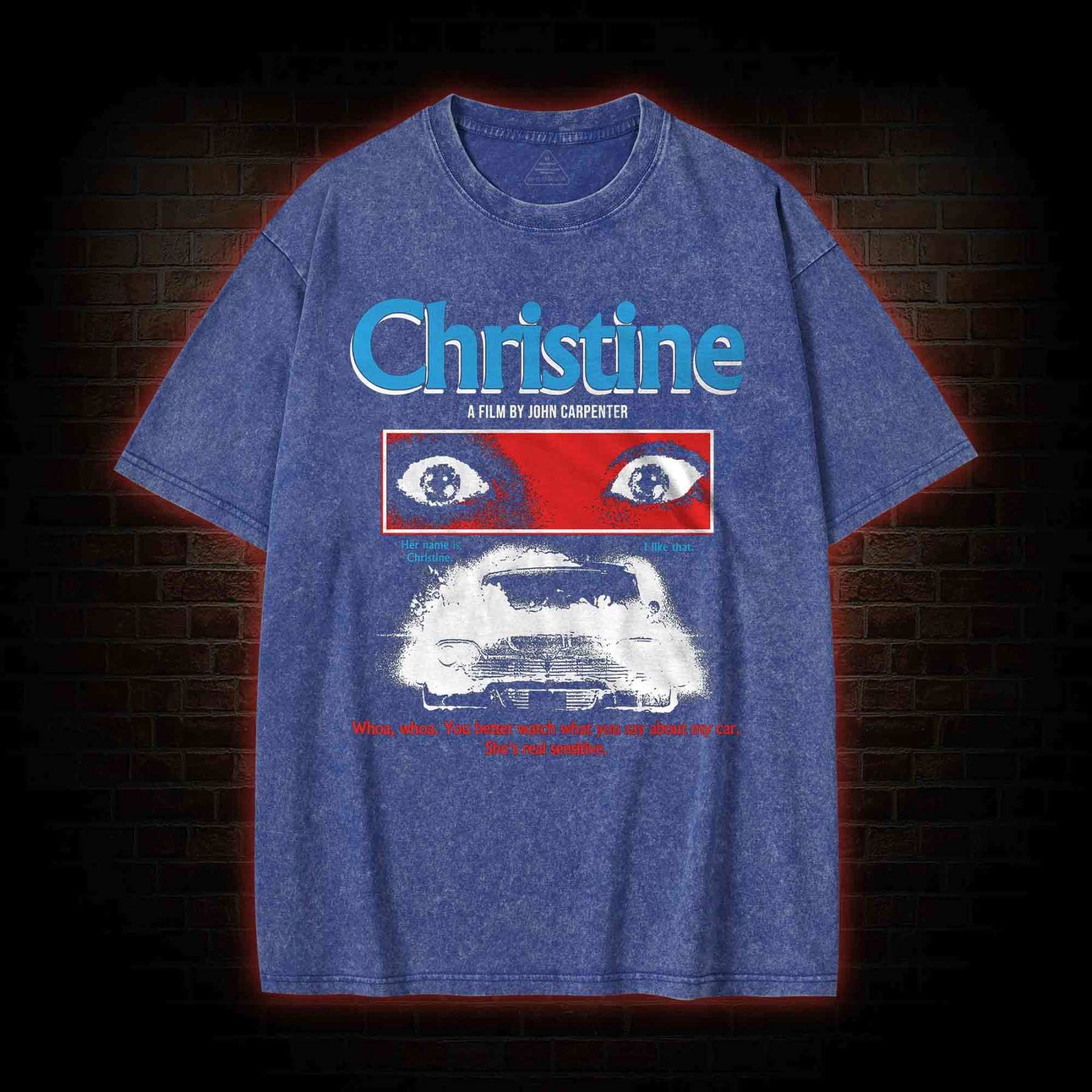 She's Real Sensitive Washed T-shirt