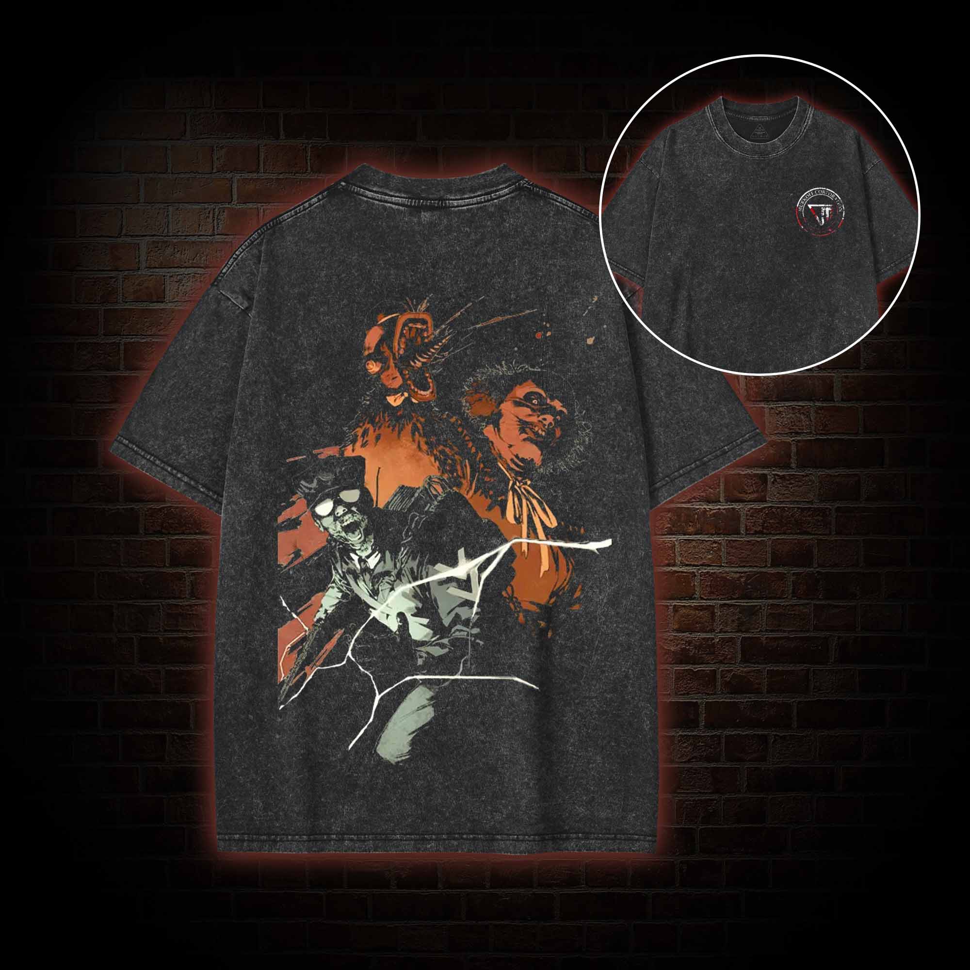 You Alone shall Escape to Tell Them Washed T-shirt