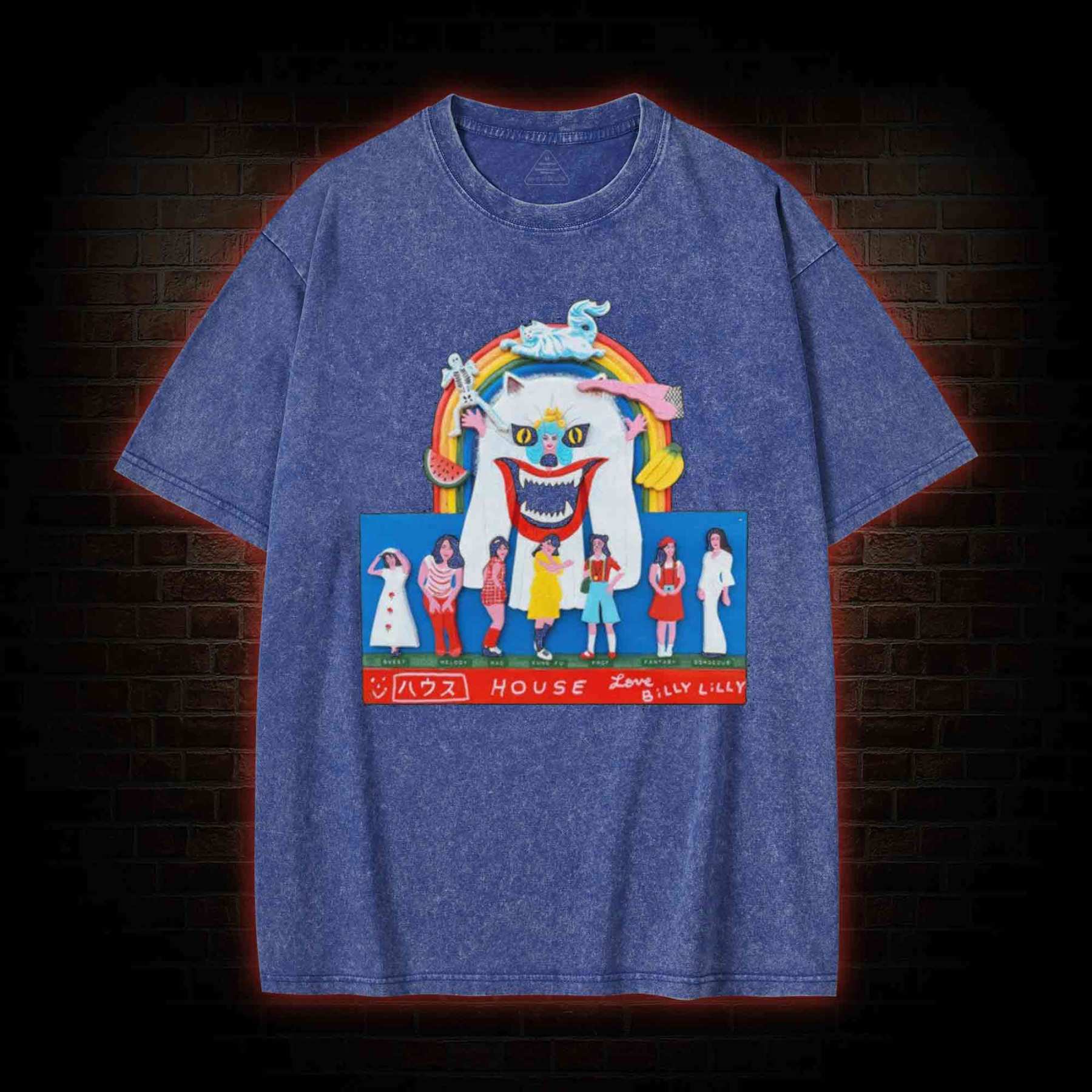 The Girls will Wake Up When They are Hungry Washed T-shirt