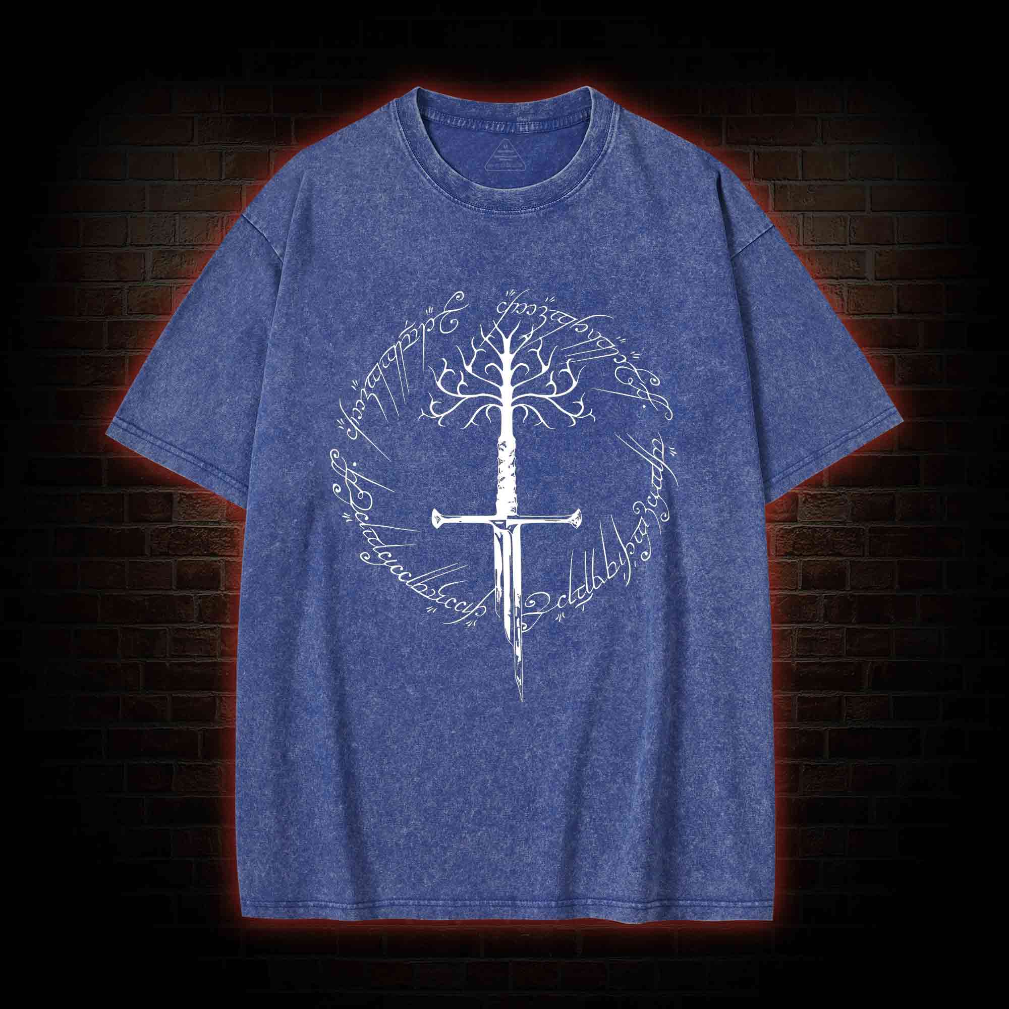 Ring Inspired Washed T-shirt