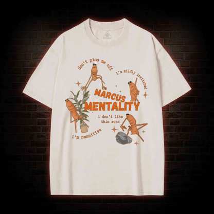 Marcus the Worm Washed T-shirt