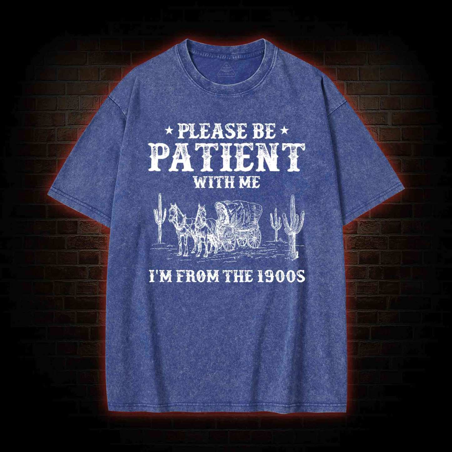 Please be Patient with Me I'm from the 1900s Washed T-shirt
