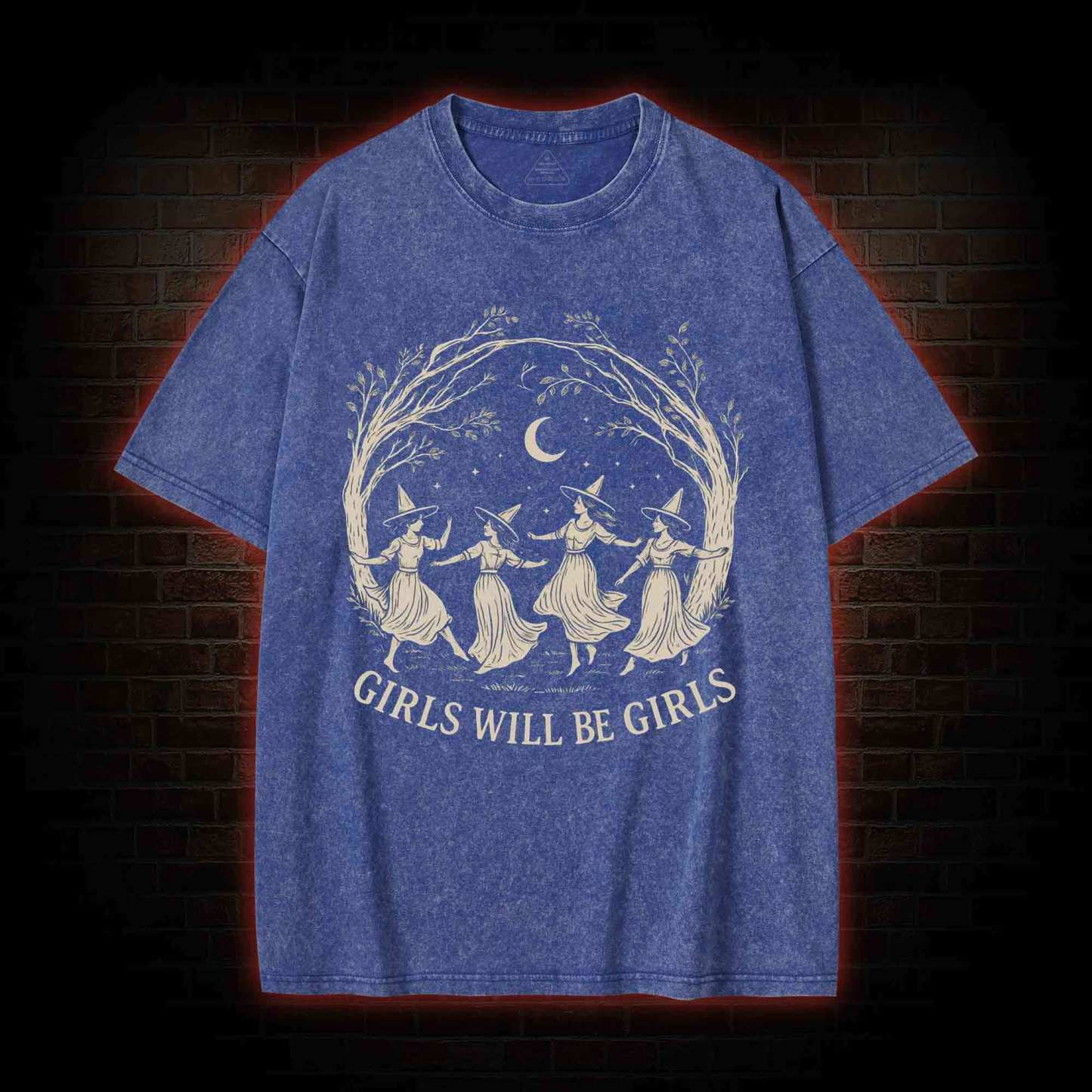 Girls will be Girls Washed T-shirt