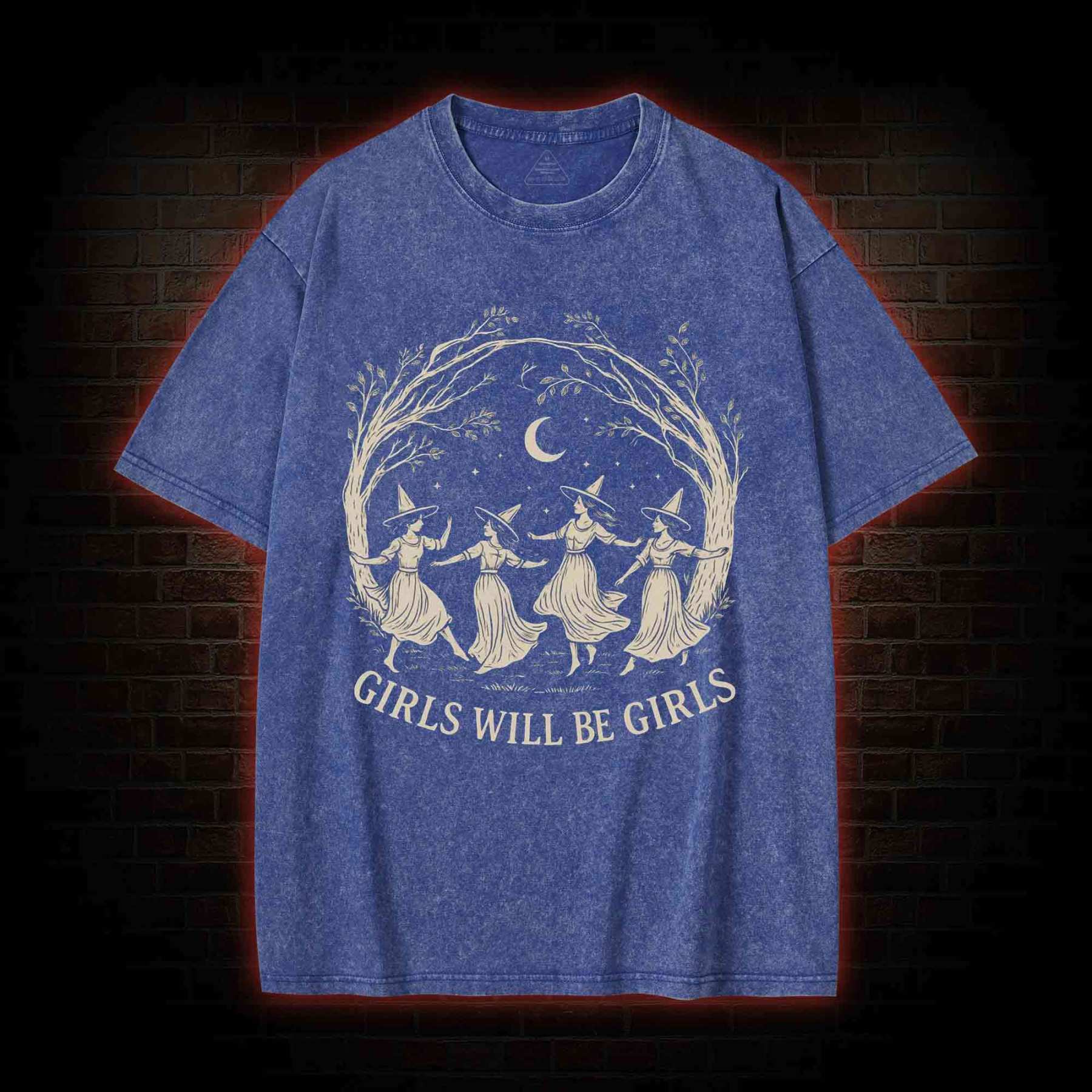 Girls will be Girls Washed T-shirt