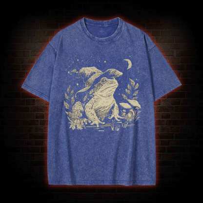 Witchy Frog Washed T-shirt