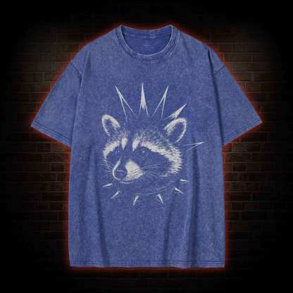 Punk Raccoon Washed T-shirt