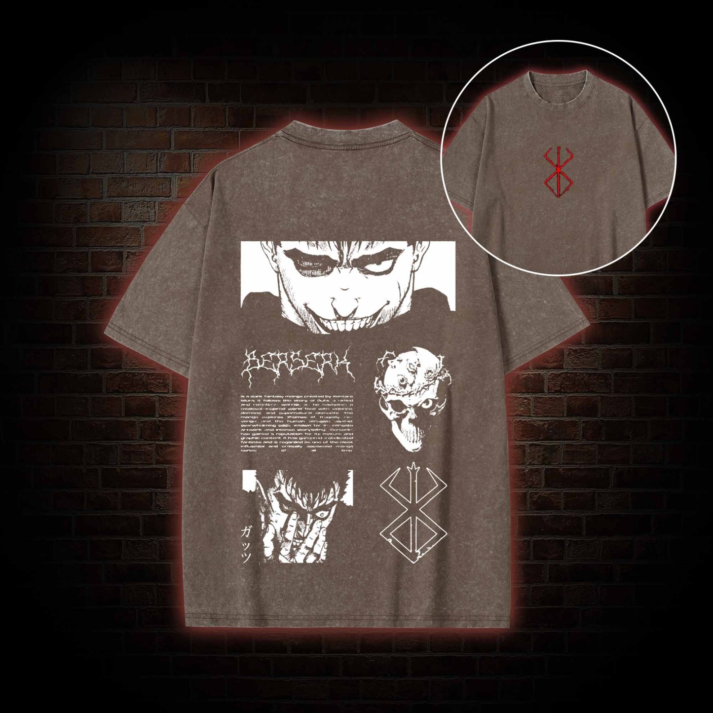 From Now on I will Fight My Own Battles Washed T-shirt