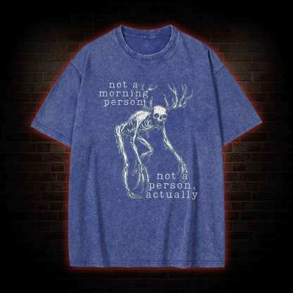 Wendigo Morning Person Washed T-shirt