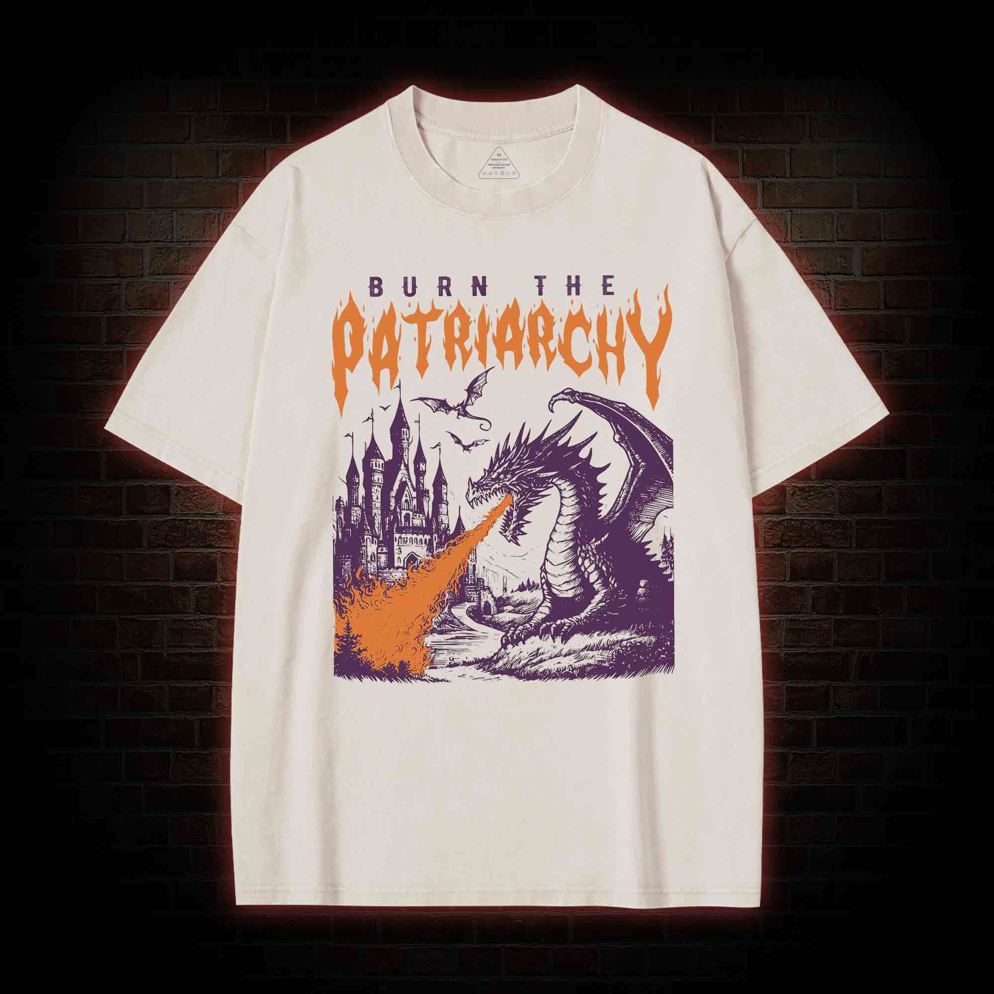 Burn the Patriarchy Washed T-shirt