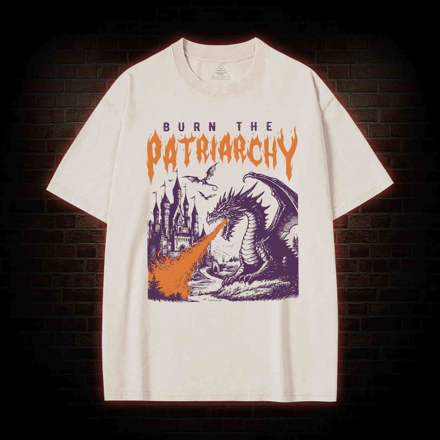 Burn the Patriarchy Washed T-shirt