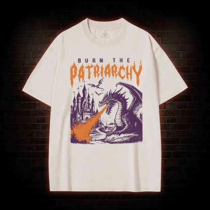 Burn the Patriarchy Washed T-shirt