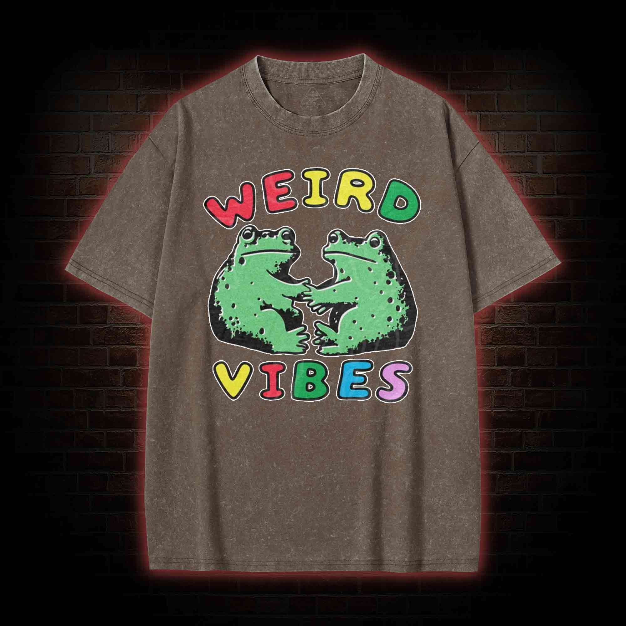 Funny Frog Cottagecore Washed T-shirt