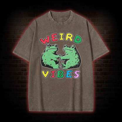Funny Frog Cottagecore Washed T-shirt