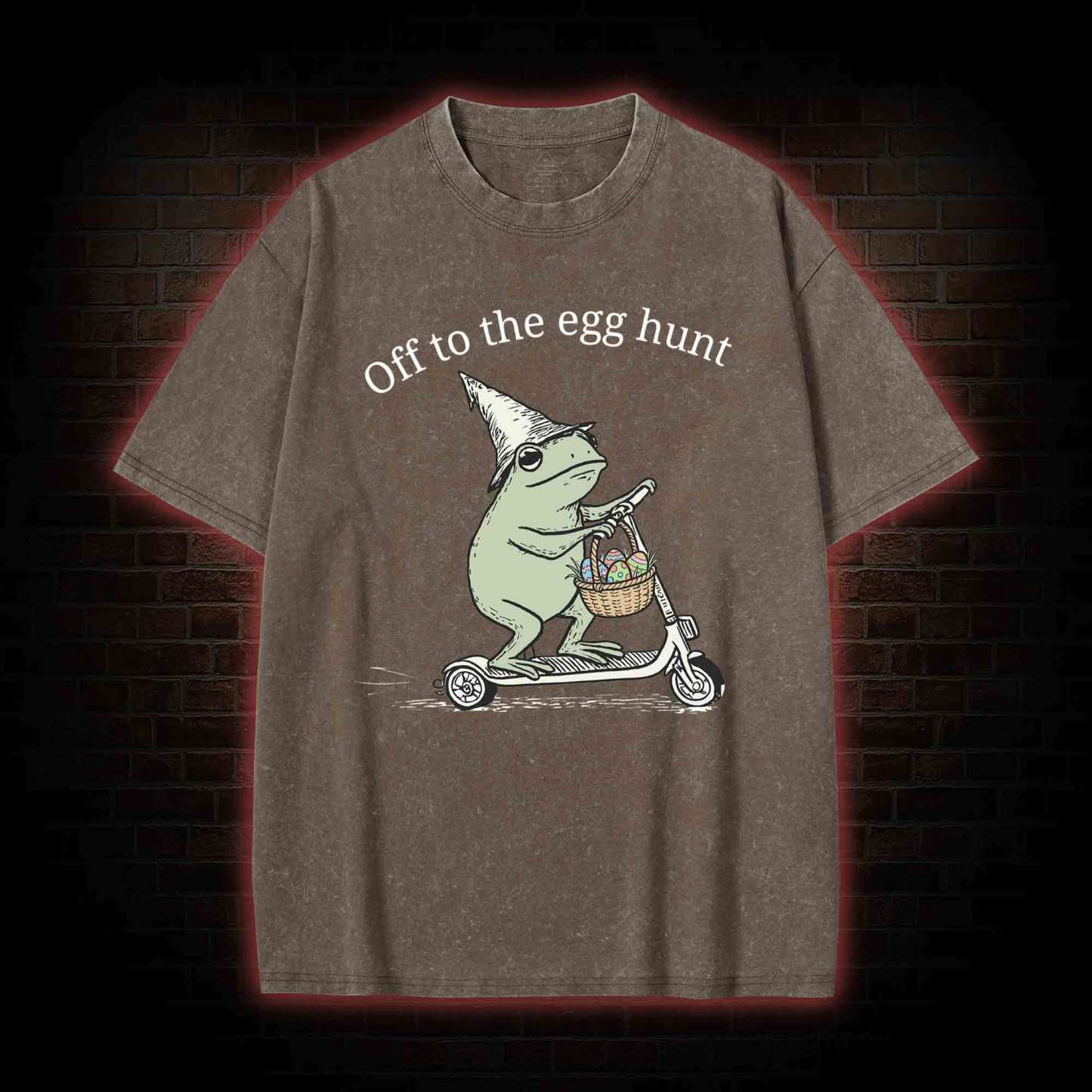 Off to the Egg Hunt Washed T-shirt