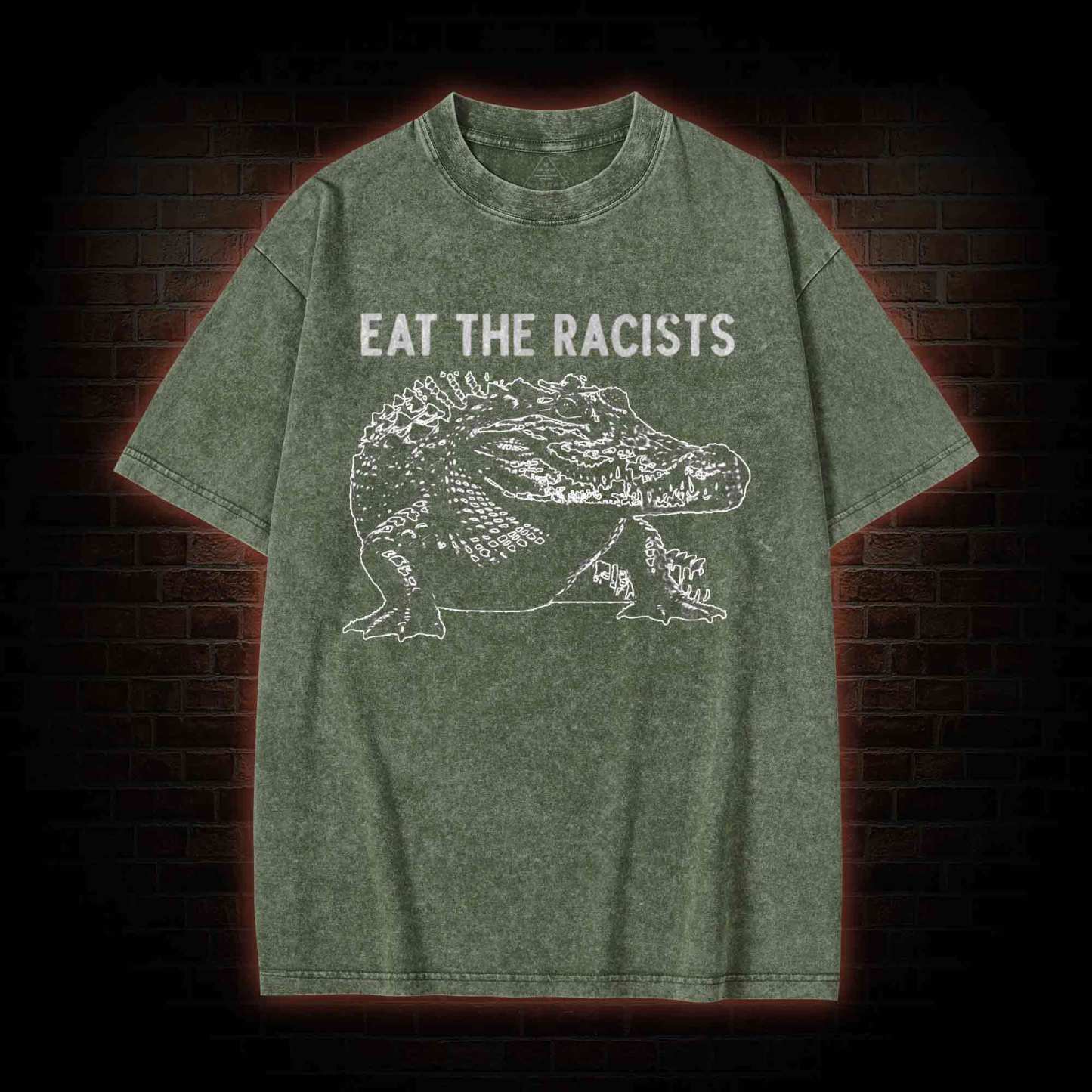 Eat the Racists Washed T-shirt