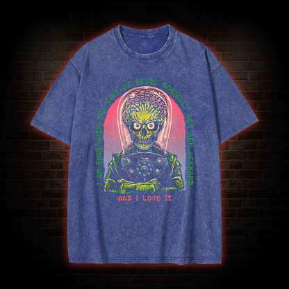 Socially Ack Ack Ackward Washed T-shirt