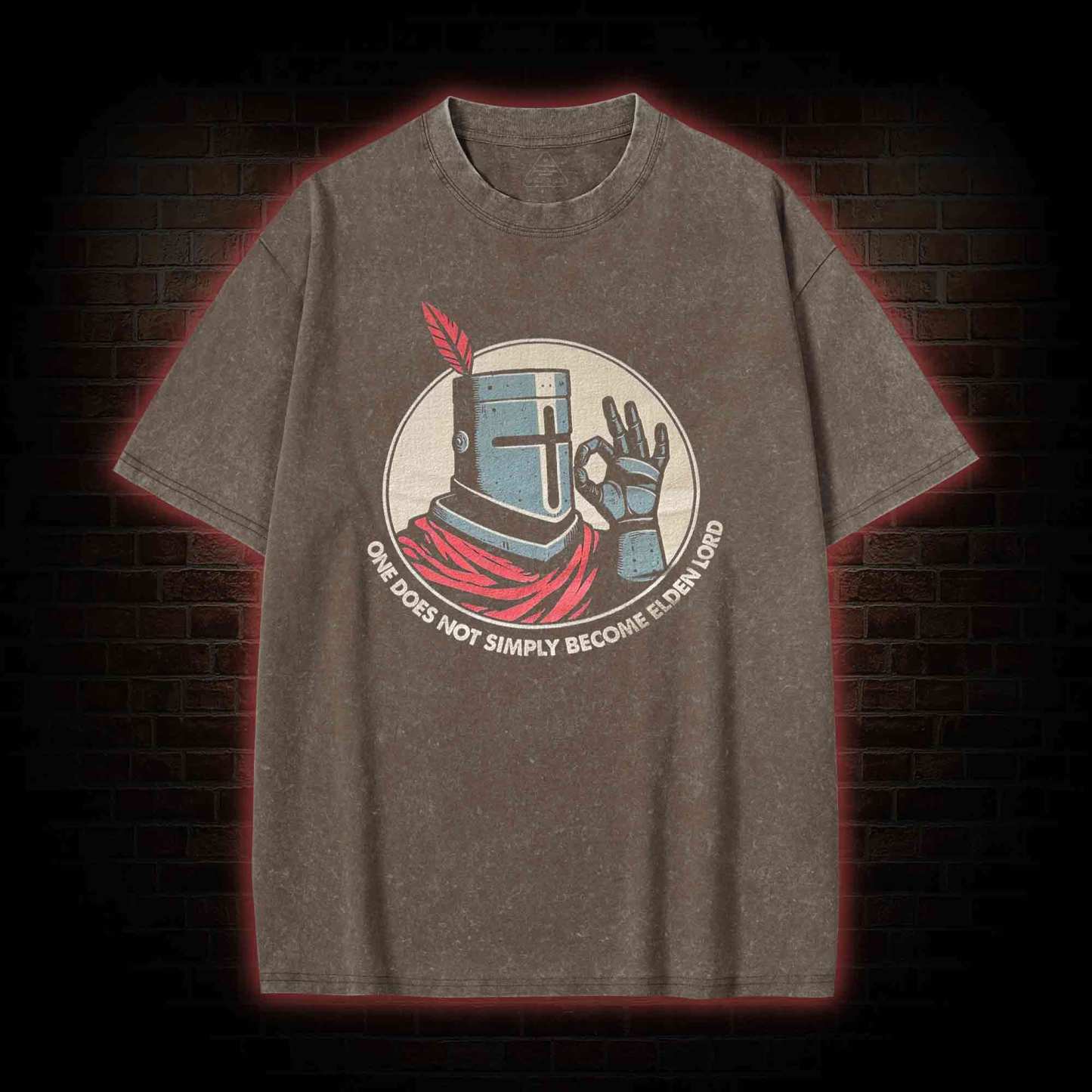 One does not Simply become Elden Lord Washed T-shirt