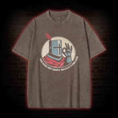 One does not Simply become Elden Lord Washed T-shirt