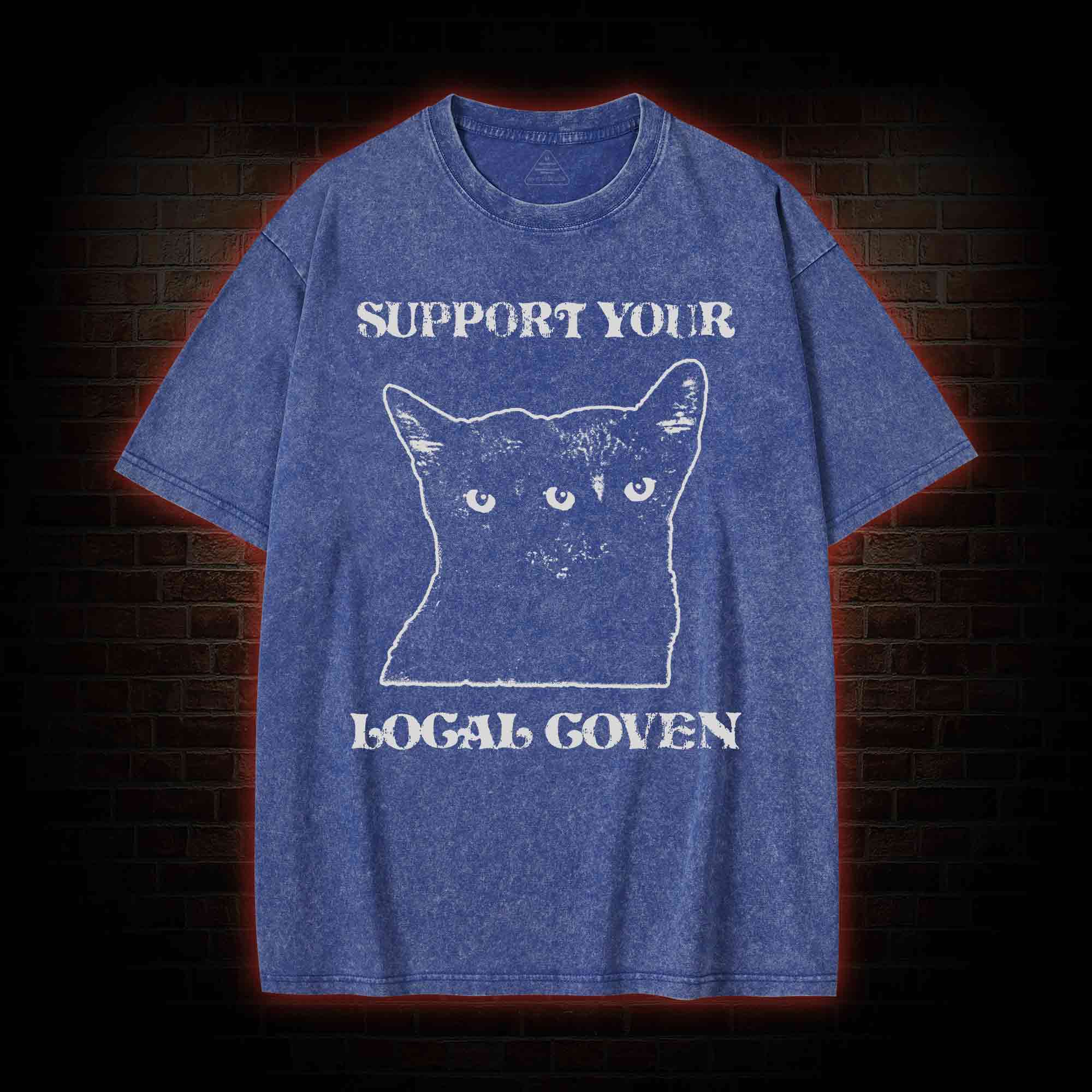  Support Your Local Coven Washed T-shirt