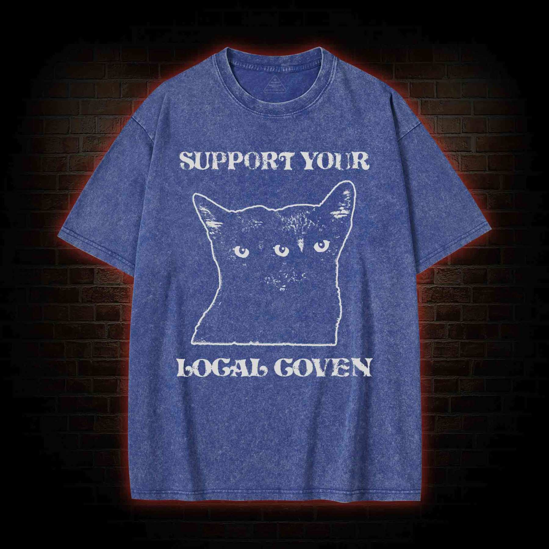  Support Your Local Coven Washed T-shirt