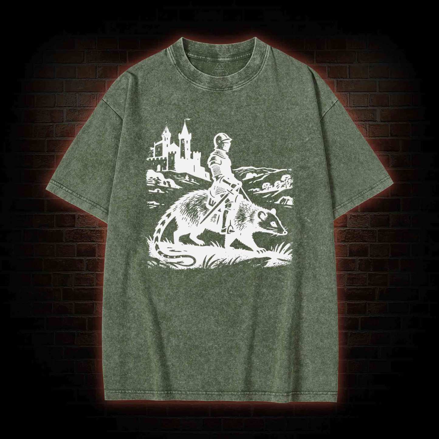 Knight Opossum Washed T-shirt