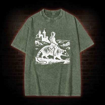 Knight Opossum Washed T-shirt