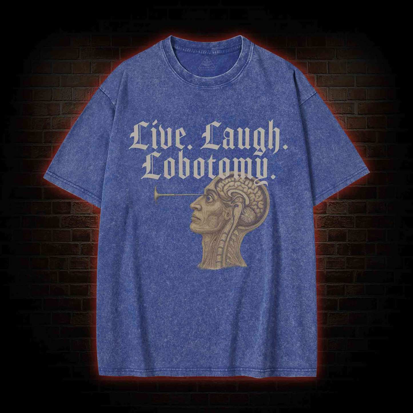 Live Laugh Lobotomy Washed T-shirt