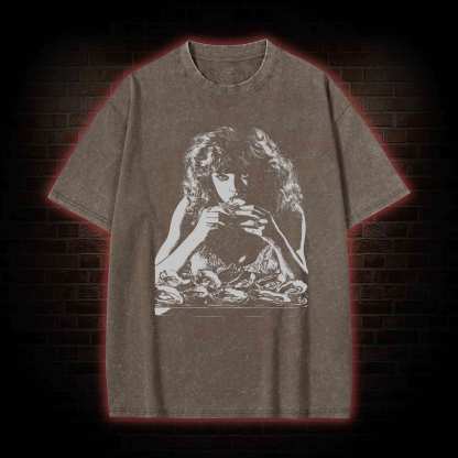 Eat What Washed T-shirt