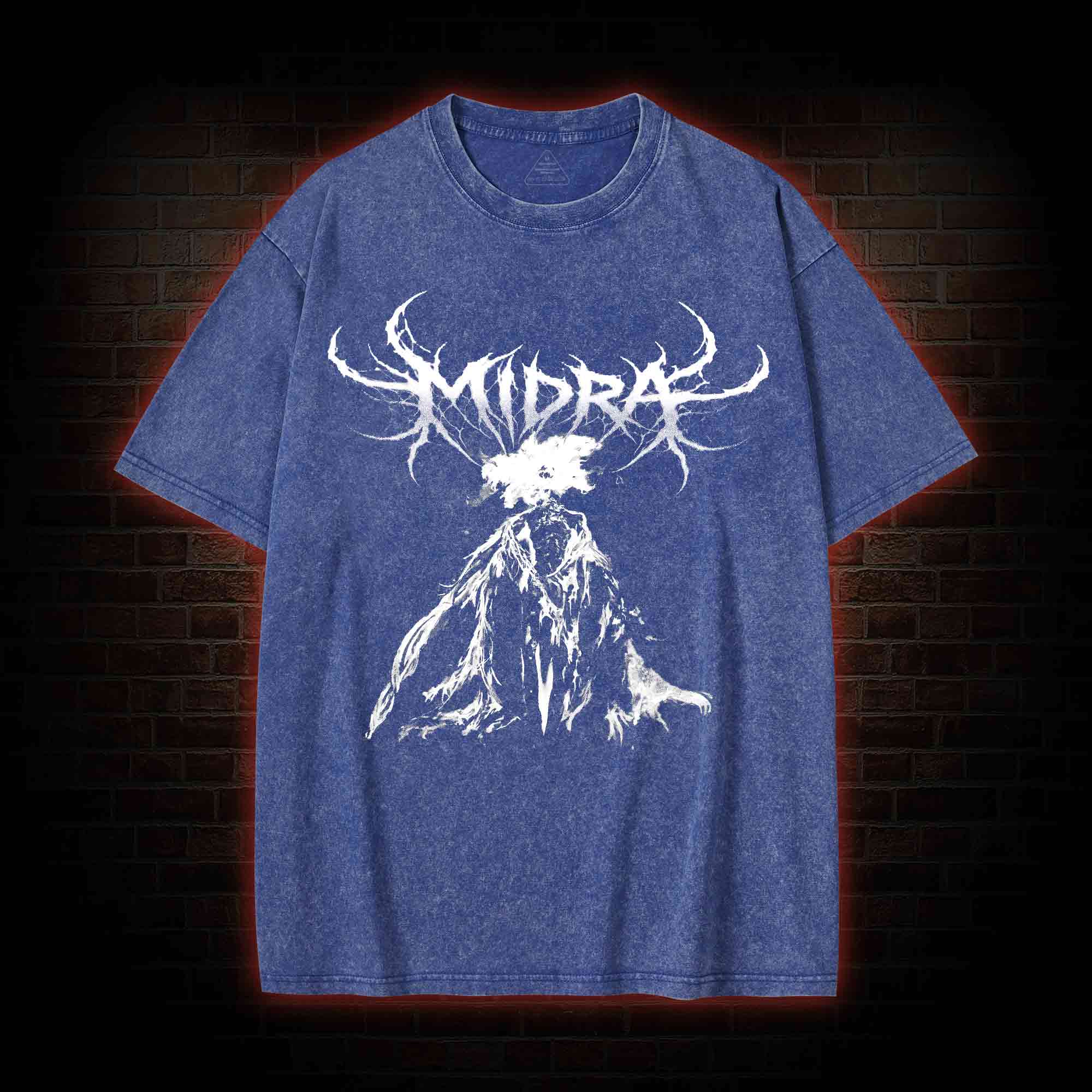 The Dark Moon Burns Washed T-shirt