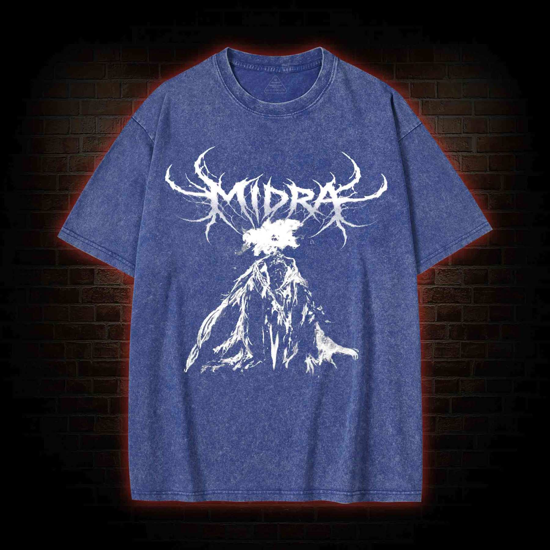 The Dark Moon Burns Washed T-shirt