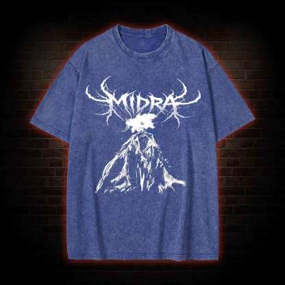 The Dark Moon Burns Washed T-shirt