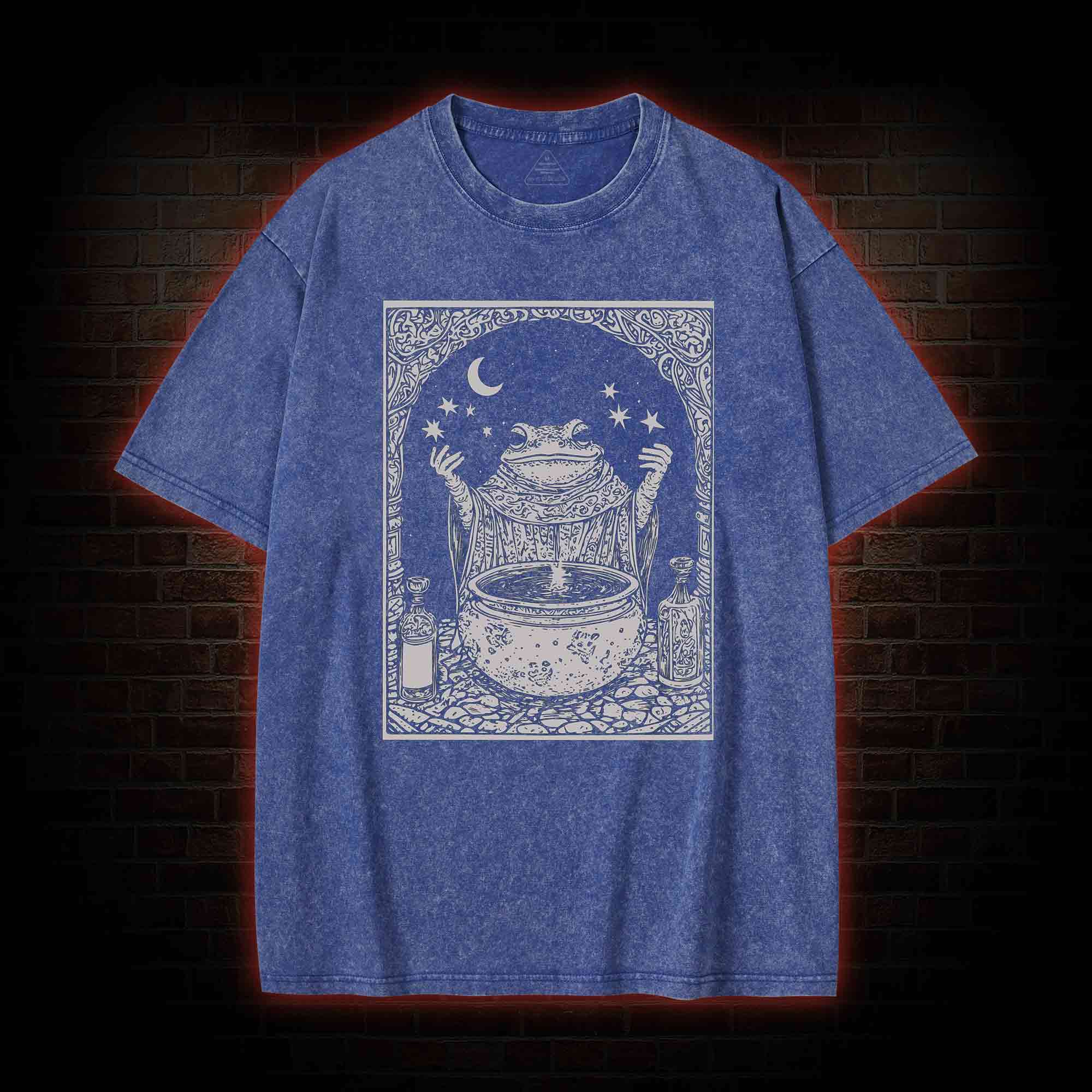 Frog Wizard Washed T-shirt
