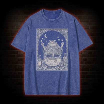 Frog Wizard Washed T-shirt