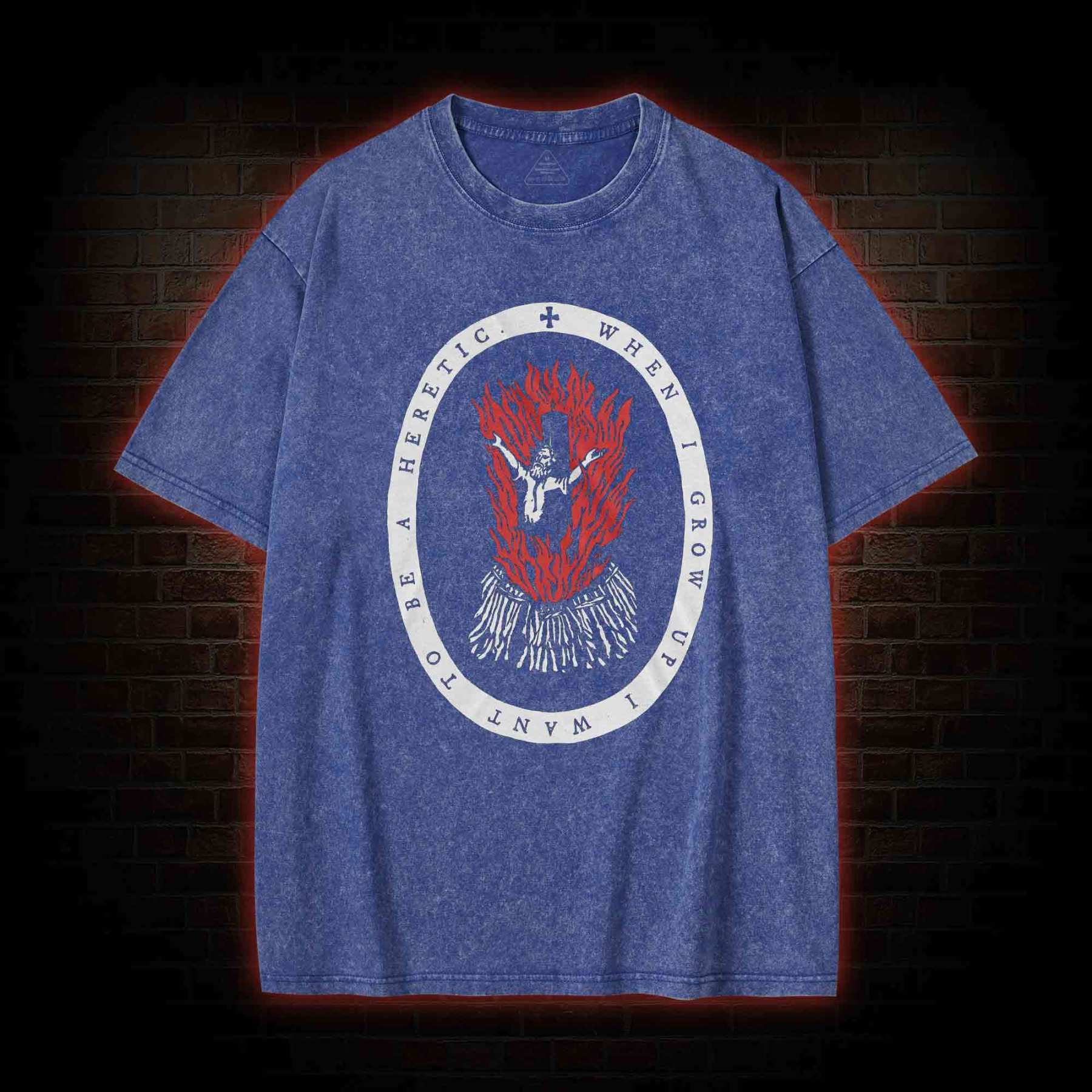 When I Grow up I Want to be a Heretic Washed T-shirt