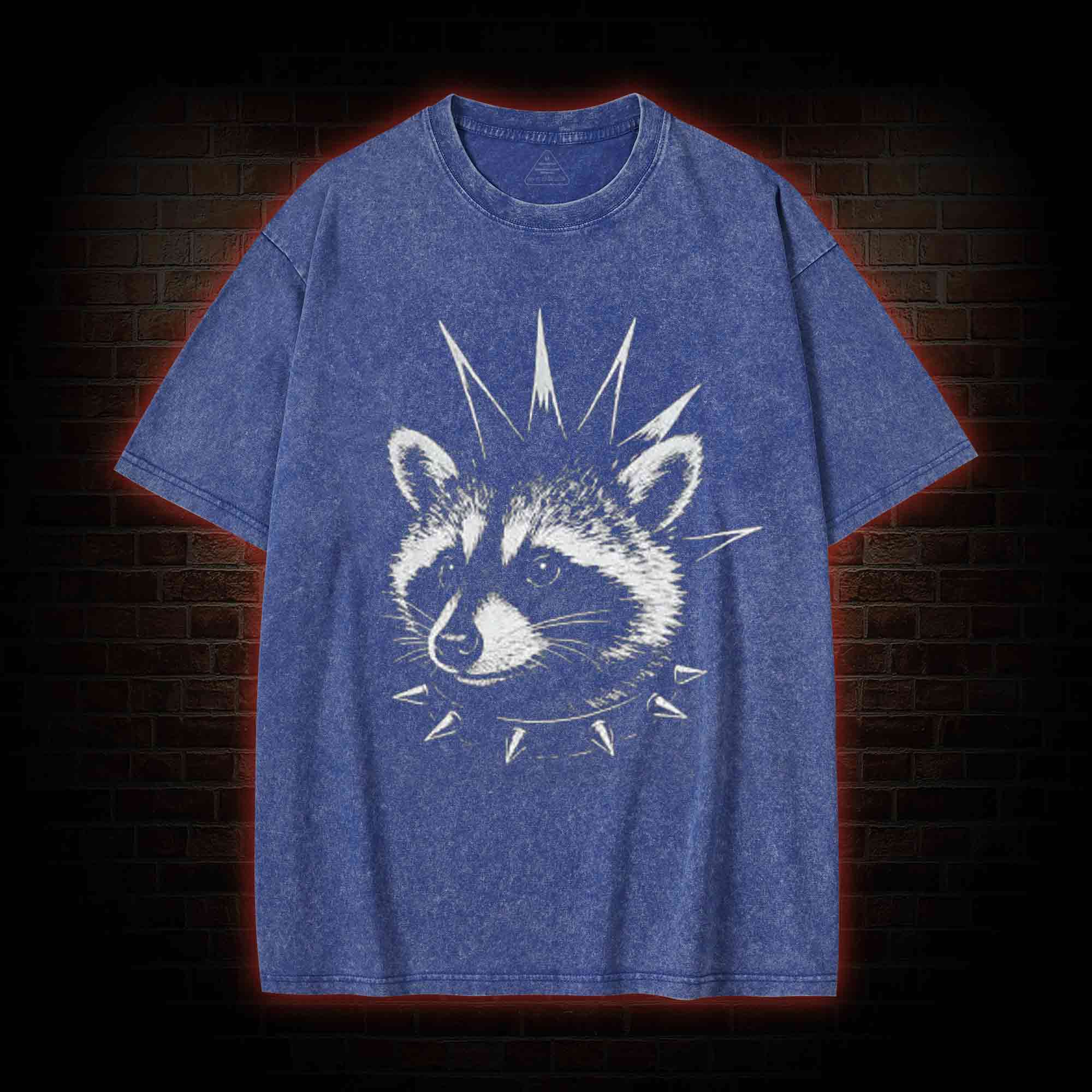 Punk Raccoon Washed T-shirt
