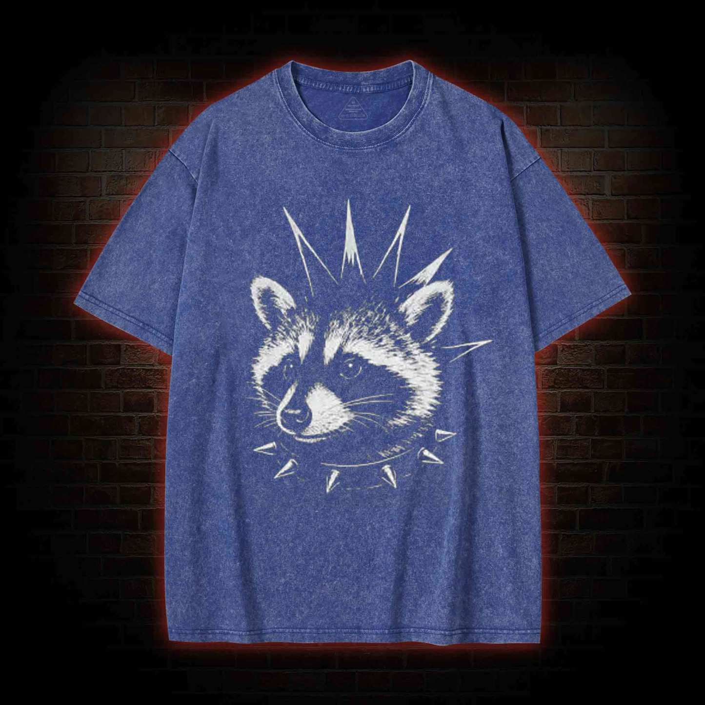 Punk Raccoon Washed T-shirt