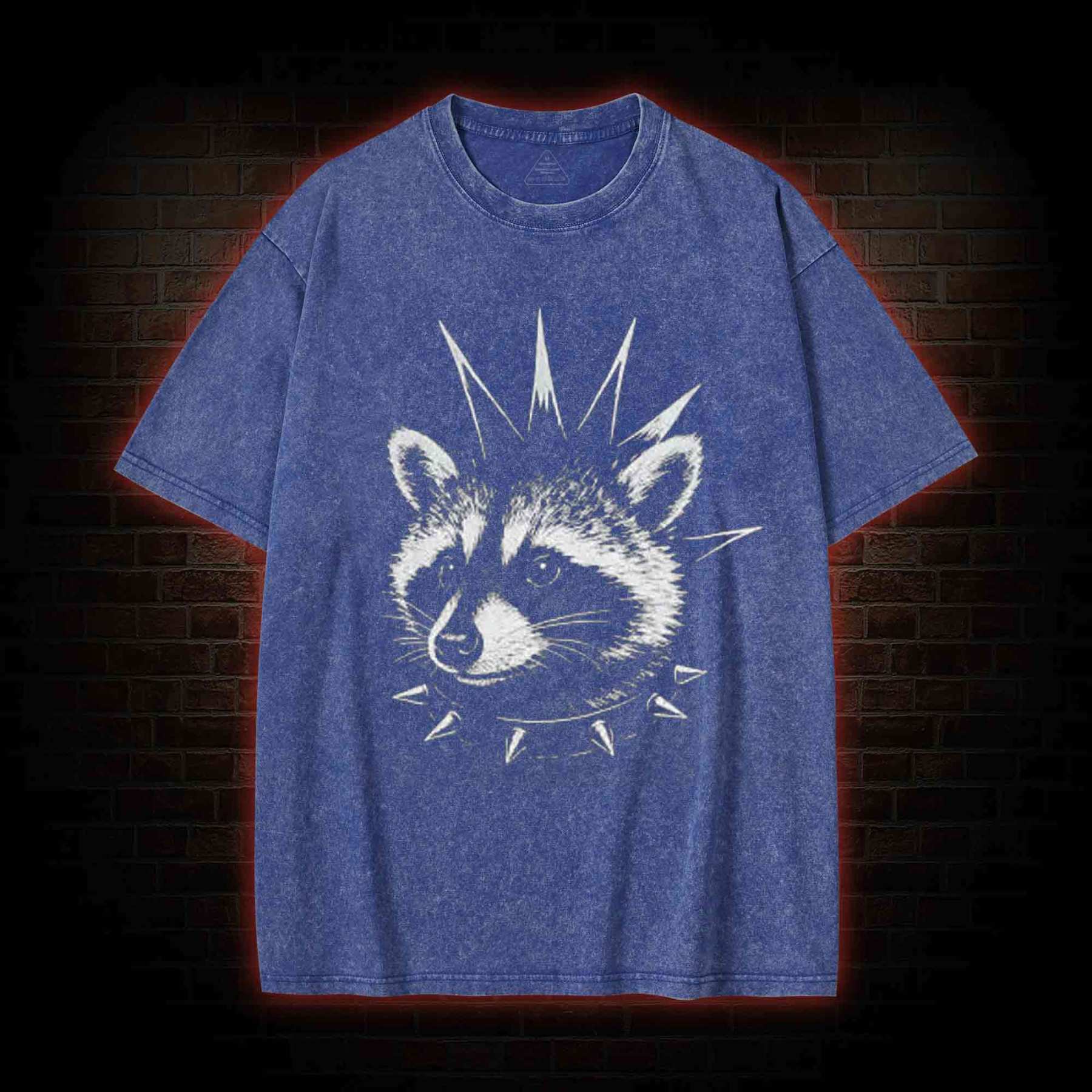 Punk Raccoon Washed T-shirt