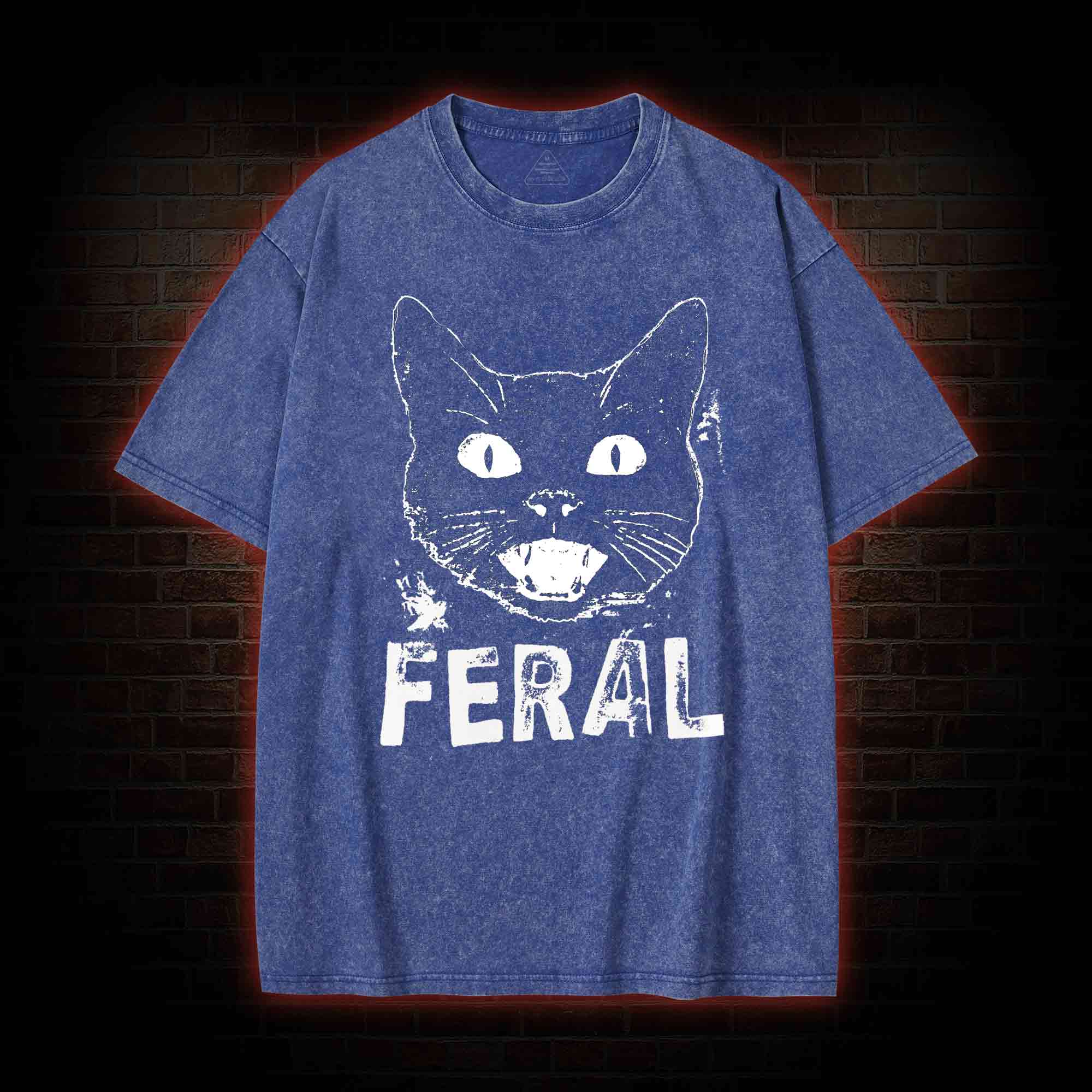 Feral Cat Washed T-shirt