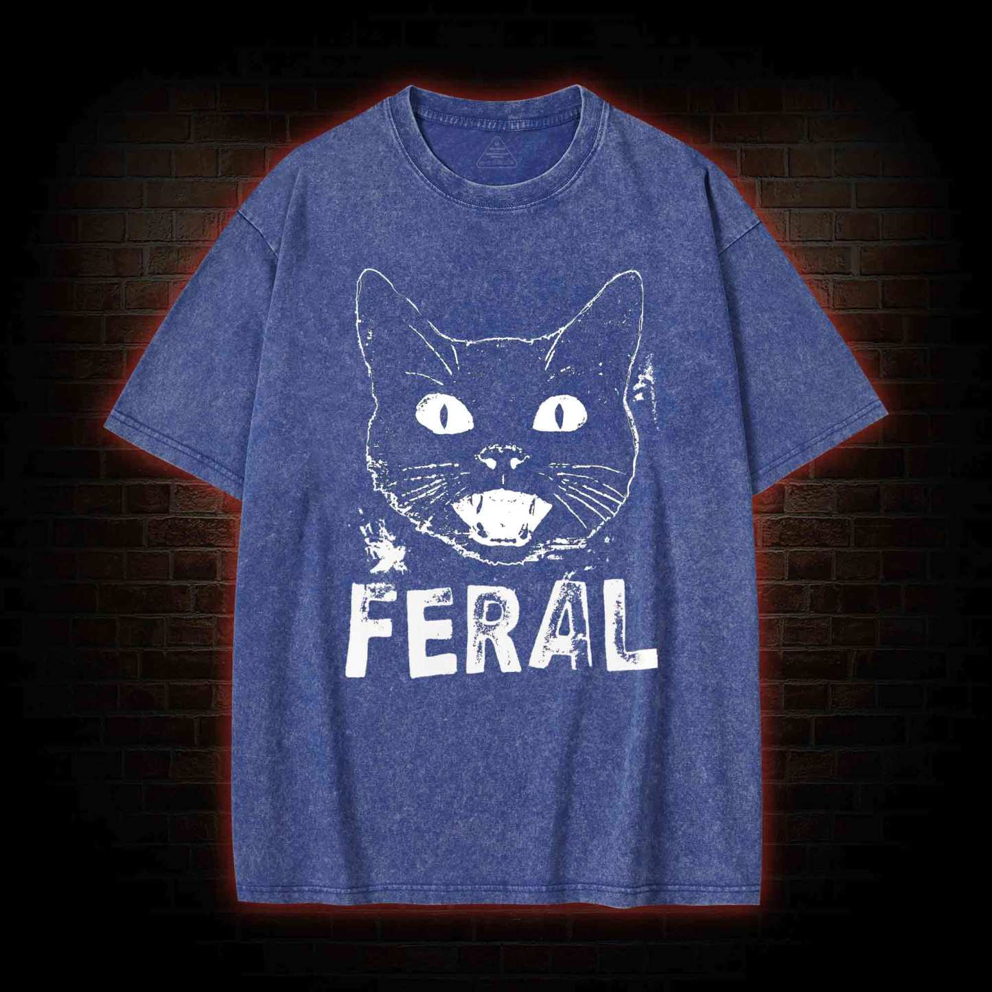 Feral Cat Washed T-shirt