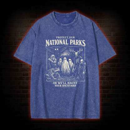 Protect Our National Parks Washed T-shirt